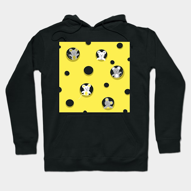 Cheese and mice Hoodie by olgart